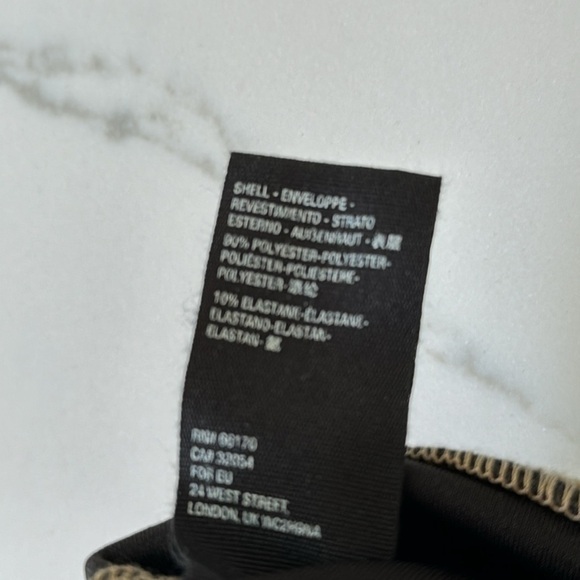 NWT FREE PEOPLE gold python leggings size M brown shiny snakesekin pull on - Picture 8 of 9